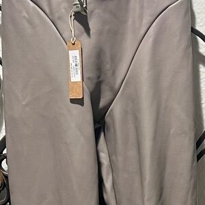 Skims Faux Leather Boot Cut Pants